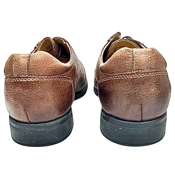 Belvedere Bay Bridge Men’s Oxford Shoes Brown Leather 10 3E Made in Brazil - Picture 2 of 11